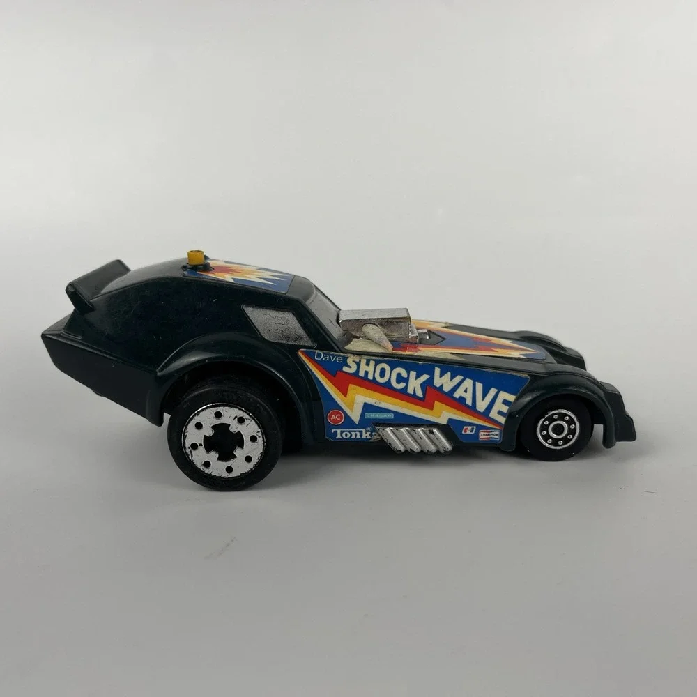Tonka Clutch Poppers Dave Shock Wave Car Drag‎ - Vintage  1983 Japan Used Toy